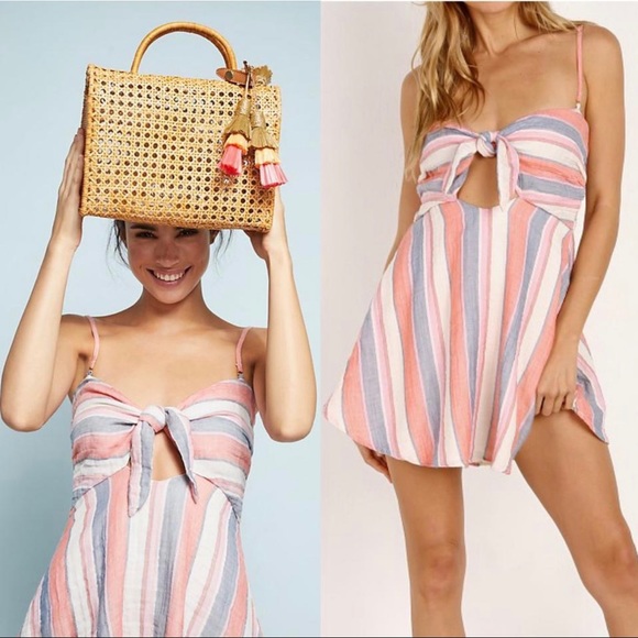 Beach Riot Tie Front Keyhole Dress - Picture 10 of 10